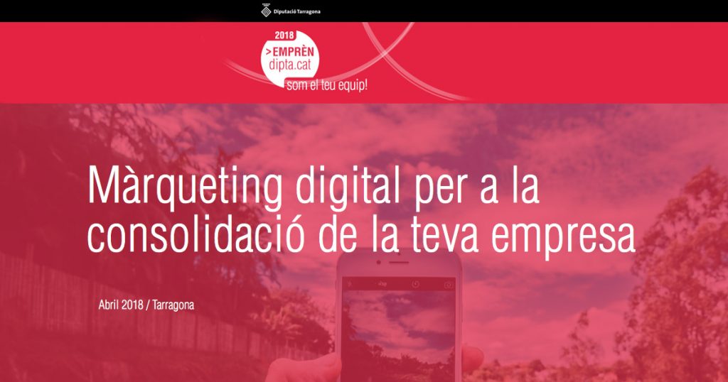 Curs de màrqueting digital de la Diputació de Tarragona