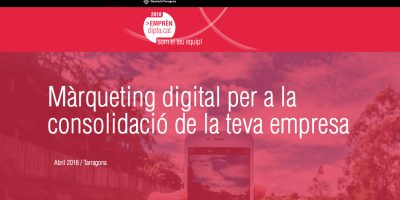 Curs de màrqueting digital de la Diputació de Tarragona